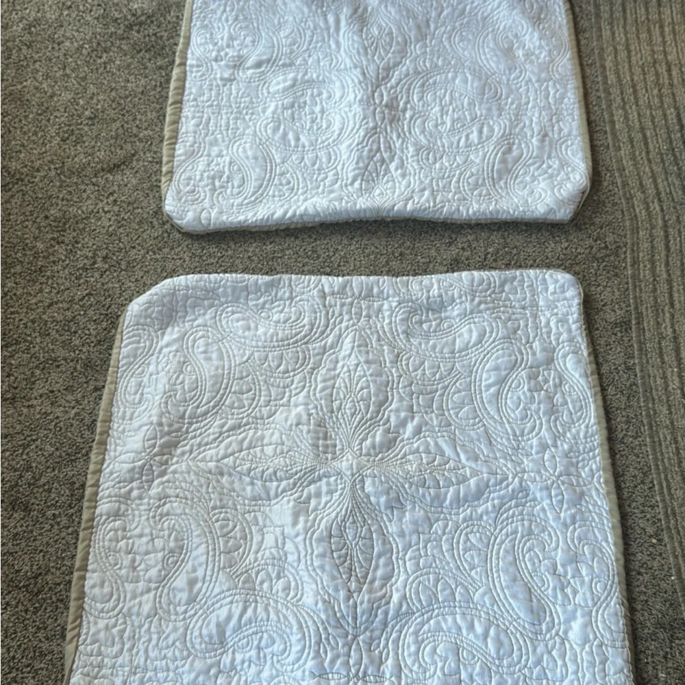 2 Middleton Quilt- Euro Pillow Shams 26X26